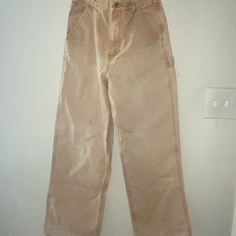 Carhartt Tan Women's Straight Leg Jeans